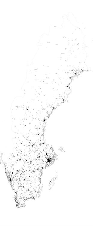 Utomhusfotbollsplaner i Sverige (källa UEFA)